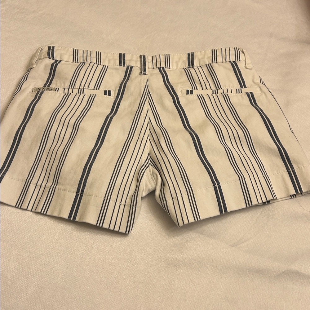 True Gypsy Striped Blue and White Shorts
